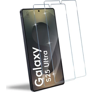 Samsung Galaxy S25 Ultra ile Uyumlu Ekran Koruyucu Şeffaf Temperli Kırılmaz Cam Ekran Koruyucu 2 Adet