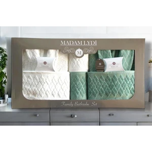 Mysoft Home Aile Bornoz Seti Premium 8 Parça