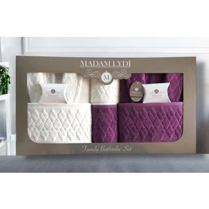 Mysoft Home Aile Bornoz Seti Premium 8 Parça