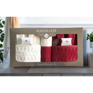 Mysoft Home Aile Bornoz Seti Premium 8 Parça