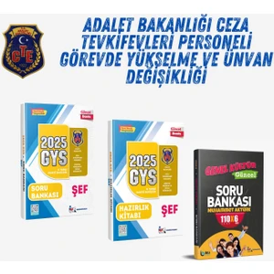 2025 Cte Şef Gys Hazırlık – Soru Bankası 3'lü Set