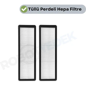 Xiaomi S10T STFCR01SZ ( S10 Plus Ile Değil) 2 Adet Tüllü Hepa Filtre