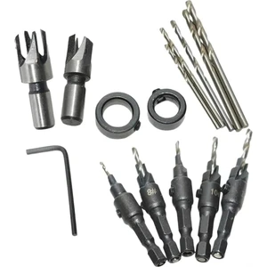 15 Pcs Marangoz Ahşap Işleme Havşa Matkap Ucu Seti