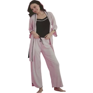 Kadın Pijama Takımı Sabahlıklı