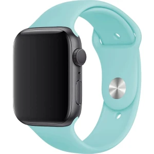 Apple Watch Serisi 1 2 3 4 5 6 7 Se 8 9 10 Uyumlu Kordon 38MM/40MM/41MM Silikon Spor Kayış