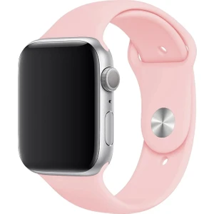 Apple Watch Serisi 1 2 3 4 5 6 7 Se 8 9 10 Uyumlu Kordon 42MM/44MM/45MM Silikon Spor Kayış