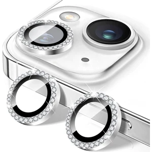 La Modena Premium Apple iPhone 13/13 Mini Taşlı Kamera Lens Koruyucu Çerçeveli Koruyucu