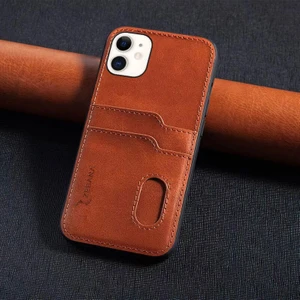 Apple iphone 11 Uyumlu Zebana Kartlıklı Pu Deri Kılıf
