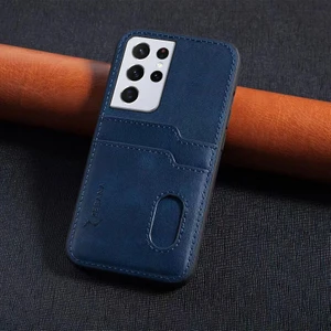 Samsung Galaxy S24 Ultra Uyumlu Zebana Kartlıklı Pu Deri Kılıf