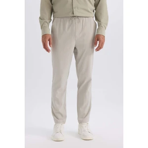 Relax Fit Rahat Kesim Düz Paça Krinkıl Yazlık Kumaş Pantolon C3930AX25SP