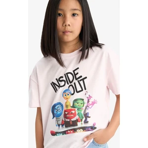 Kız Çocuk Inside Out Relax Fit Bisiklet Yaka Kısa Kollu Tişört E1926A825SM