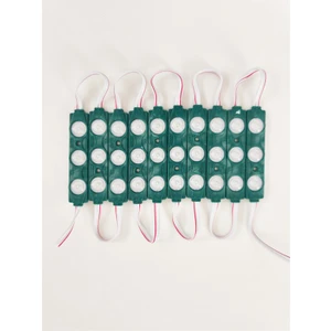 Parmak LED Lamba Yeşil 3 LED 140 Lümen 12 Volt 10,lu