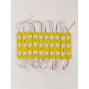 Parmak LED Lamba Amber Turuncu 3 LED 140 Lümen 12 Volt 10,lu