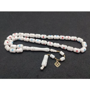 Iskeçeli Cemil Usta Eseri Bronz Çakımlı Iri Boy Mineli Deve Kemiği Sertifikalı 7578