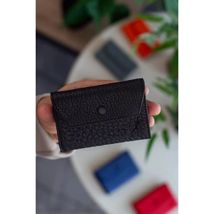 Lucas  Deri Akordiyon Model Bol Gözlü Unisex Kartlık