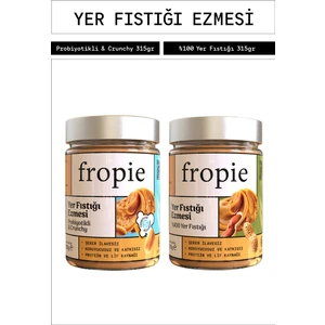 Yer Fıstığı Ezmesi Seti  Probiyotikli Crunchy & %100 Yer Fıstığı 315 gr X2