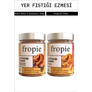 Yer Fıstığı Ezmesi Seti Kakao Nibli ve Çikolatalı Yer Fıstığı & Yer Fıstığı 315 gr X2