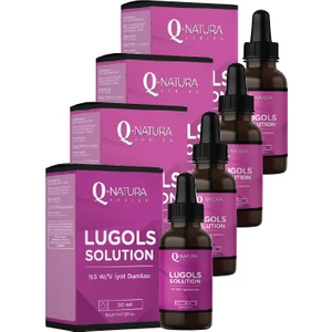 Q Natura Series Lugols Solution % 5 Iyot Damla 20 ml - 4 Adet