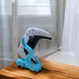 PS5/PS4 Uyumlu Konsol Standı Kol Tutucu Stand Joystick Standı 3D Baskı Ahtapot Şeklinde