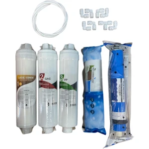 Kapalı Kasa 5 Li Inline Filtre Sistemi Peak Membran NSF Onaylı Tatlandırıcı Filtre