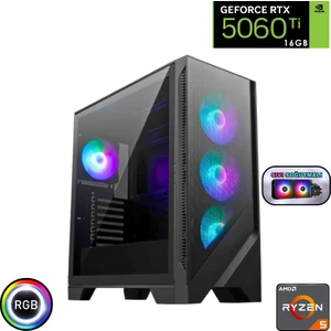Ryzen 5 7500F 16GB Ddr5 1tb SSD Rtx 5060TI 16GB 240MM Sıvı Soğutma Oyuncu Bilgisayarı