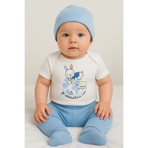 Yenidoğan Bebek Zıbın Pijama Set