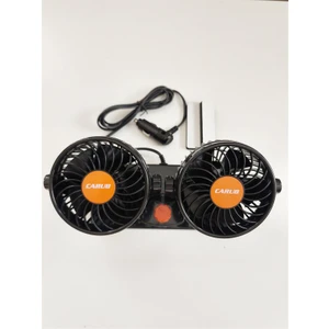 24 Volt Araç Içi Torpido Üstü Çift Fanlı Oto Vantilatör 360° Dönebilir 6400609