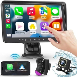 7" Taşınabilir Kablosuz Car Play Apple Carplay Android Auto Airplay Android 2024 Version Araba Ekranı