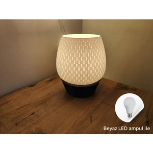 Camellia Abajur Modeli Beyaz