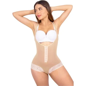 Kadın Agraflı Zıbın Korse Toparlayıcı Tüm Vücut Korsesi