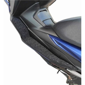 Motosiklet Aksesuar Koruyucu Paspas Arora Max Pro 125CC Uyumlu Siyah Kenar Overlok