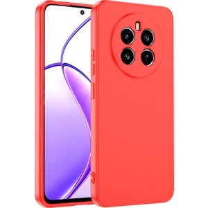 Realme 12 4g  ile Uyumlu Kılıf Kırmızı Lansman Kapak (Realme 12 4g  ile Uyumlu, Kırmızı)