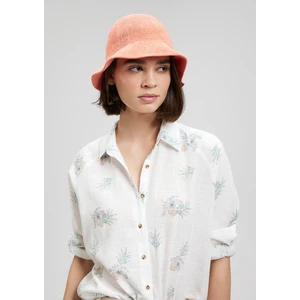 Kadın Turuncu Hasır Bucket Şapka 1910080-30874