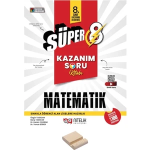 Nitelik Yayınları Lgs 8. Sınıf Kazanım Serisi Süper Matematik Soru Bankası + Telefon Tutucu