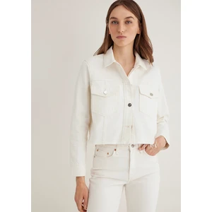 Thalia Premium Blue Beyaz Jean Ceket 1110289-89161