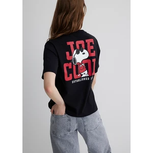 Joe Cool Baskılı Siyah Tişört 1613361-900