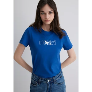 Mavi Logo Baskılı Mavi Tişört 1613624-32213