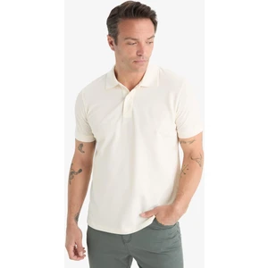 %100 Pamuk Regular Fit Polo Yaka Kısa Kollu Basic Düz Pike Kumaş Tişört C1293AX25SP