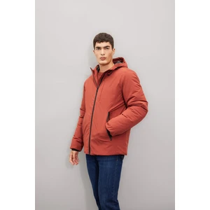 Su İtici Regular Fit Kapüşonlu Fermuarlı Cepli Mont A2620AX24WN