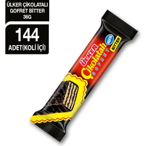 Çikolatalı Gofret Bitter 36 gr x 144'lü