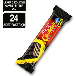 Çikolatali Bitter Gofret 36 gr