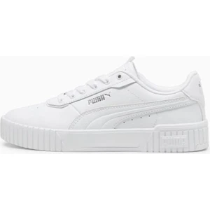 Carina 2.0 Lux Kadın Sneakers Beyaz-Gri Düz Taban Tekstil Malzeme ile Günlük Kullanım