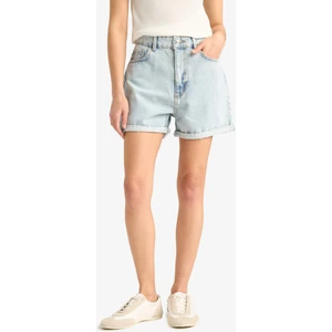 Mom Fit Yüksek Bel Jean Şort E0927AX25SM