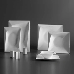 Fold Platin 58 Parça 12 Kişilik Yemek Takımı
