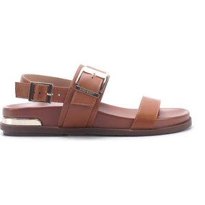 Nine West HELLA 5FX Taba Kadın Düz Sandalet