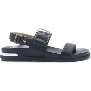 Nine West HELLA 5FX Siyah Kadın Düz Sandalet