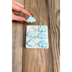 Bubble Bulut Mini Altılı Silikon Mum Kalıbı