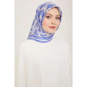 Monogram Desenli Twill İpek Eşarp 24Ya9132 85 80