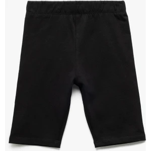 Pamuklu Beli Lastikli Basic Kısa Tayt