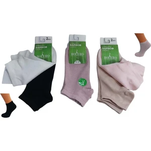 6'lı Kaliteli Kadın Bambu Patik Çorap 36-40